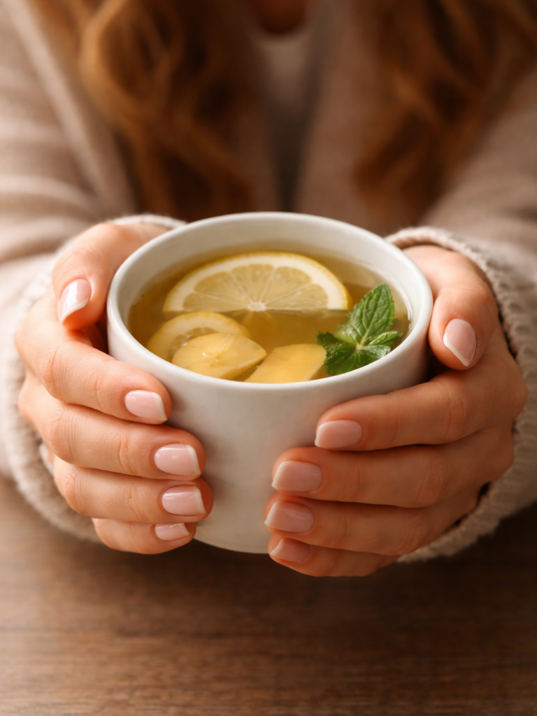 ginger and honey tea