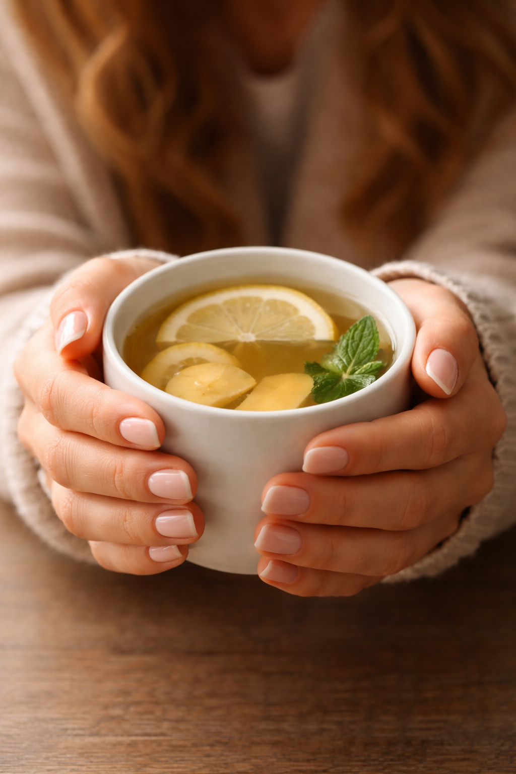 ginger and honey tea