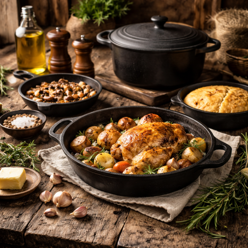 cast iron cookware
